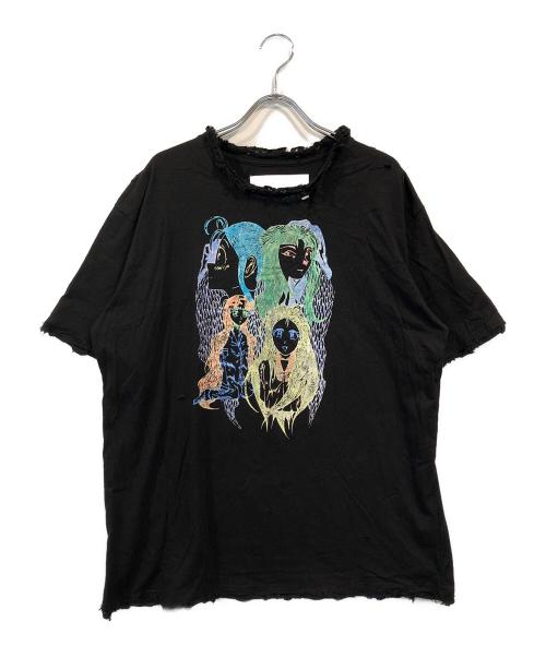 TEPPEI FURUYAMA（テッペイフルヤマ）TEPPEI FURUYAMA (テッペイフルヤマ) ダメージ加工カットソー ブラック サイズ:なしの古着・服飾アイテム