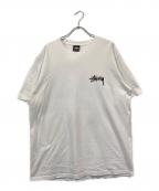 stussyステューシー）の古着「バックプリントカットソー」｜ホワイト