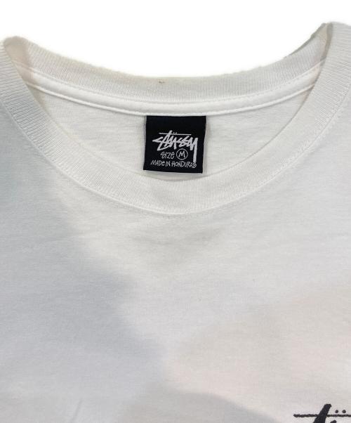 stussy（ステューシー）stussy (ステューシー) バックプリントカットソー ホワイト サイズ:Mの古着・服飾アイテム