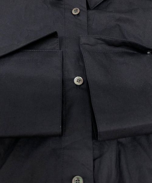 CHAOS（カオス）CHAOS (カオス) エリオシャツワンピース ネイビー サイズ:SIZE Freeの古着・服飾アイテム