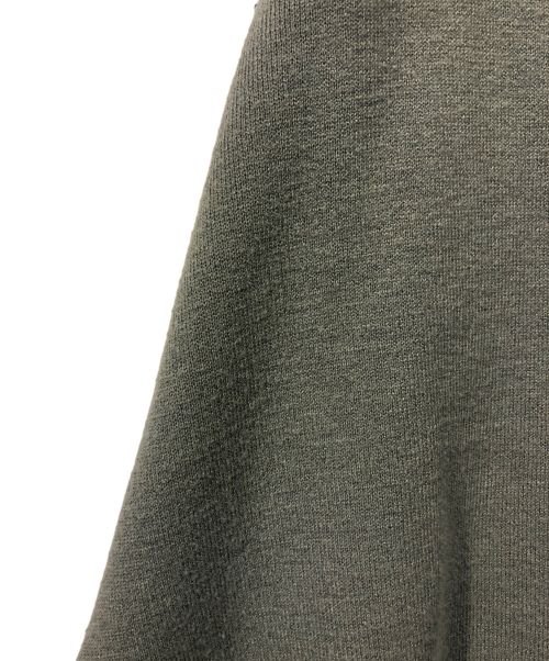 ENFOLD（エンフォルド）ENFOLD (エンフォルド) フリルニットスカート グリーン×ブルー サイズ:36の古着・服飾アイテム