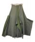 ENFOLD (エンフォルド) フリルニットスカート グリーン×ブルー サイズ:36：7000円