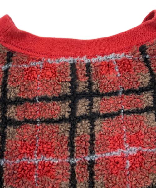 Hysteric Glamour（ヒステリックグラマー）Hysteric Glamour (ヒステリックグラマー) アップリケオーバーサイズスウェット レッド サイズ:SIZE Freeの古着・服飾アイテム