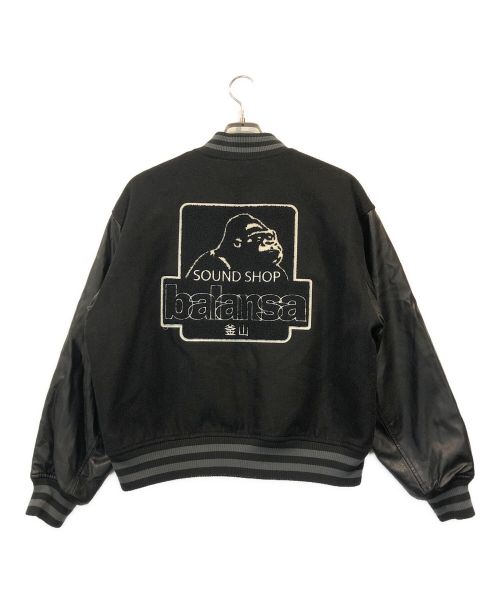 X-LARGE（エクストララージ）X-LARGE (エクストララージ) XLARGE×BALANSA STADIUM JACKET ブラック サイズ:Sの古着・服飾アイテム