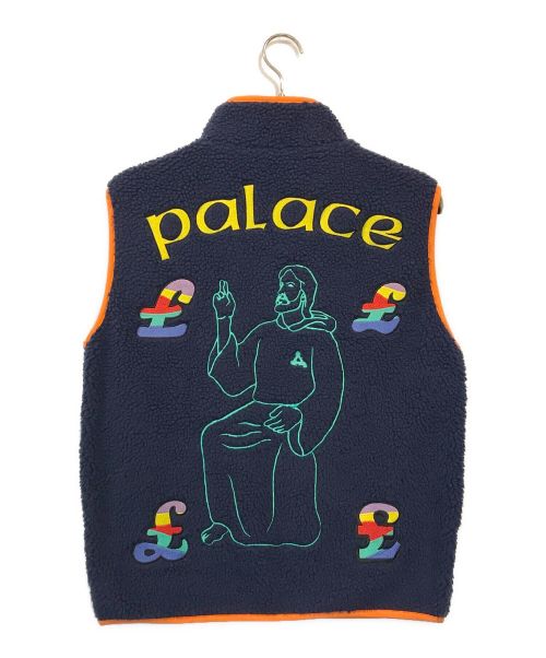 PALACE（パレス）PALACE (パレス) JESUS GILET ネイビー サイズ:Mの古着・服飾アイテム