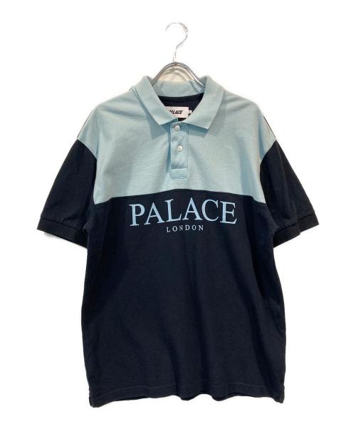 PALACE（パレス）PALACE (パレス) POUR DON POLO ブルー サイズ:Mの古着・服飾アイテム