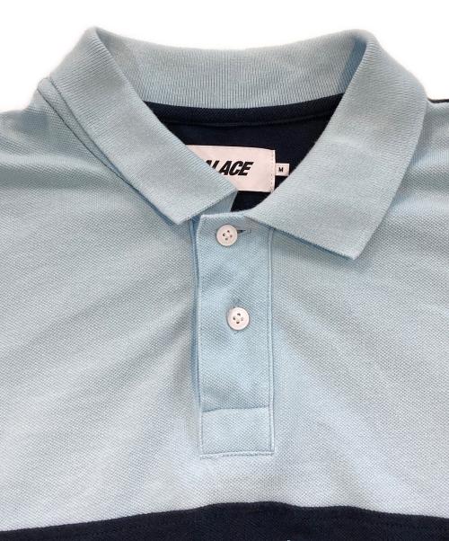 PALACE（パレス）PALACE (パレス) POUR DON POLO ブルー サイズ:Mの古着・服飾アイテム