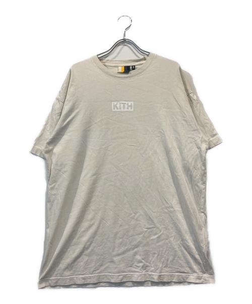 KITH（キス）KITH (キス) ボックスロゴカットソー ベージュ サイズ:Mの古着・服飾アイテム