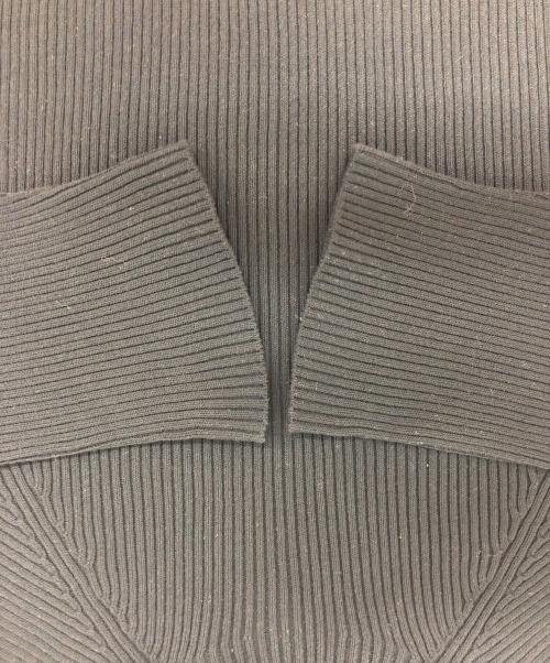 ADORE（アドーア）ADORE (アドーア) リブニット ブラック サイズ:38の古着・服飾アイテム