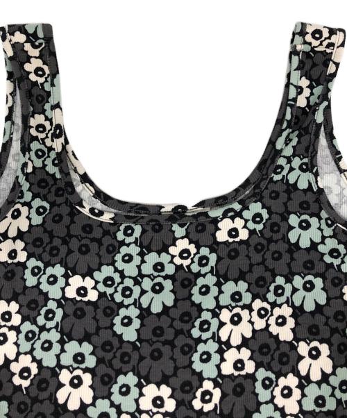 marimekko（マリメッコ）marimekko (マリメッコ) Dekadi Unikkoワンピース グリーン×グレー サイズ:L 未使用品の古着・服飾アイテム