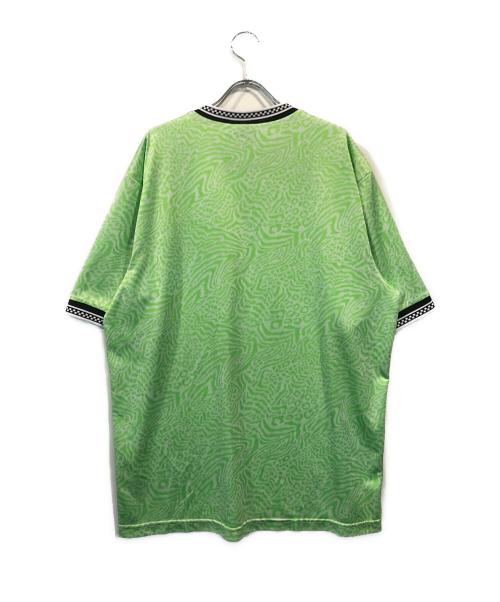 UMBRO（アンブロ）UMBRO (アンブロ) SUPREME (シュプリーム) Jacquard Animal Print Soccer Jersey グリーン サイズ:XLの古着・服飾アイテム