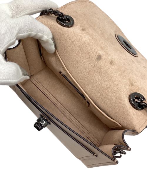 COACH（コーチ）COACH (コーチ) チェーンショルダーバッグ ベージュの古着・服飾アイテム