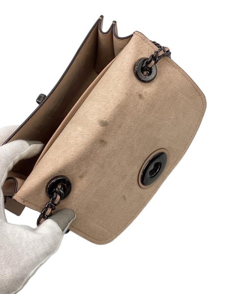 COACH（コーチ）COACH (コーチ) チェーンショルダーバッグ ベージュの古着・服飾アイテム