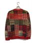 PALACE (パレス) BEAMS PLUS (ビームスプラス) CREW KNIT PATCHWORK JACQUARD レッド サイズ:M：11000円