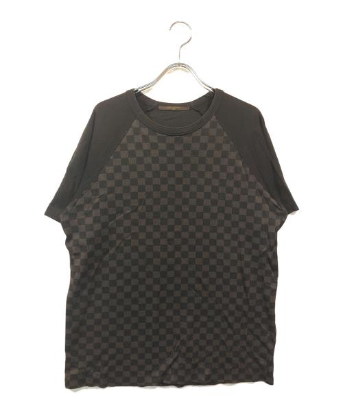 LOUIS VUITTON（ルイ ヴィトン）LOUIS VUITTON (ルイ ヴィトン) ダミエ半袖Tシャツ ブラック サイズ:Mの古着・服飾アイテム