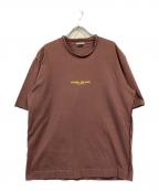 STONE ISLANDストーンアイランド）の古着「半袖ロゴカットソー」｜ブラウン