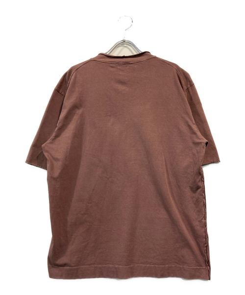 STONE ISLAND（ストーンアイランド）STONE ISLAND (ストーンアイランド) 半袖ロゴカットソー ブラウン サイズ:Mの古着・服飾アイテム