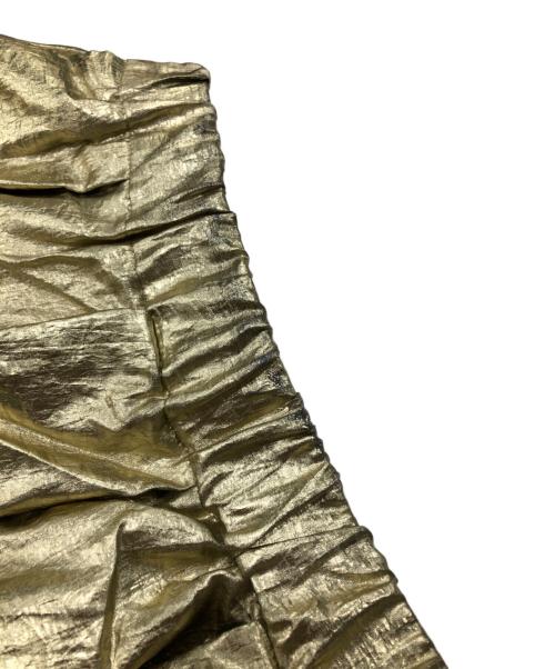 NAVE（ネイブ）NAVE (ネイブ) ホイルプリント スカート ゴールド(色) サイズ:2の古着・服飾アイテム