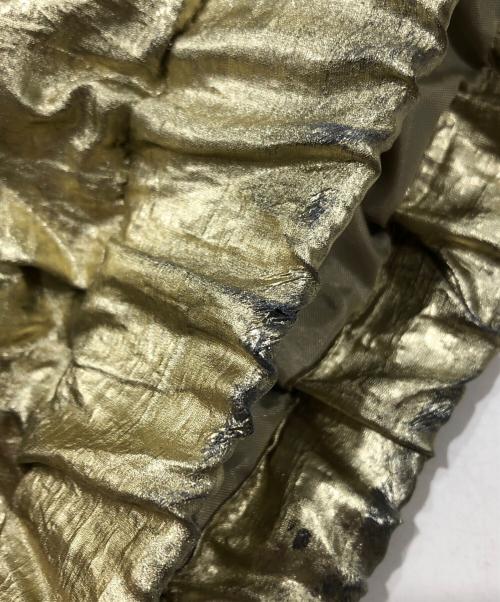 NAVE（ネイブ）NAVE (ネイブ) ホイルプリント スカート ゴールド(色) サイズ:2の古着・服飾アイテム