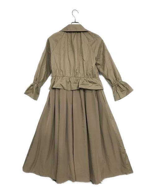 Kaene（カエン）Kaene (カエン) セットスタイルコート ブラウン サイズ:freeの古着・服飾アイテム