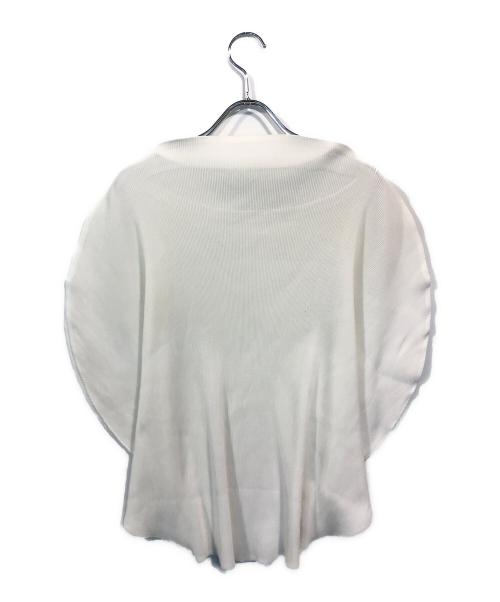 PLEATS PLEASE（プリーツプリーズ）PLEATS PLEASE (プリーツプリーズ) サークルシルエットカットソー ホワイト サイズ:Mの古着・服飾アイテム