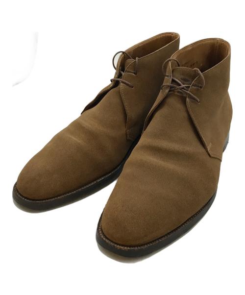 Crockett & Jones（クロケット＆ジョーンズ）Crockett & Jones (クロケット＆ジョーンズ) スエードチャッカーブーツ キャメル サイズ:8　2/1の古着・服飾アイテム