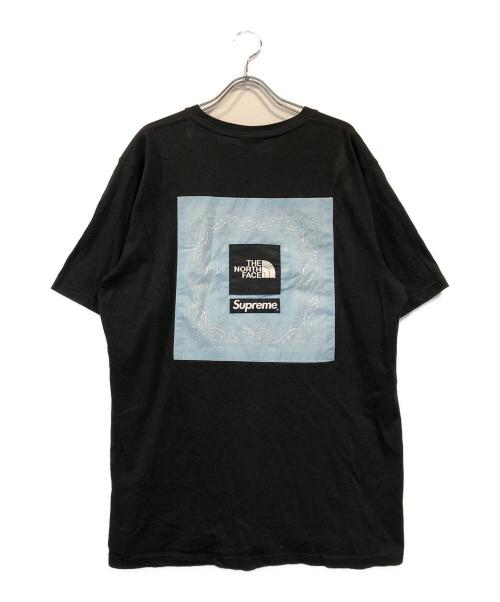 THE NORTH FACE（ザ ノース フェイス）THE NORTH FACE (ザ ノース フェイス) Supreme (シュプリーム) BANDANA TEE ブラック サイズ:Lの古着・服飾アイテム