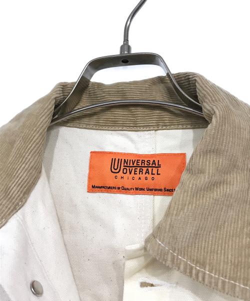 UNIVERSAL OVERALL（ユニバーサルオーバーオール）UNIVERSAL OVERALL (ユニバーサルオーバーオール) カバーオール アイボリー サイズ:Mの古着・服飾アイテム