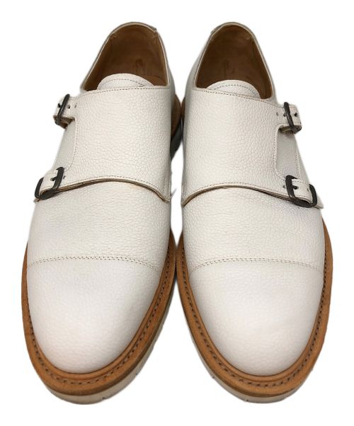 JOSEPH CHEANEY（ジョセフチーニー）JOSEPH CHEANEY (ジョセフチーニー) ダブルモンクストラップシューズ ホワイト サイズ:SIZE8の古着・服飾アイテム