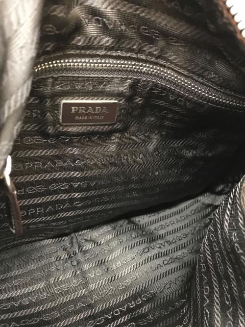 PRADA（プラダ）PRADA (プラダ) ワンハンドルバッグ ブラウンの古着・服飾アイテム