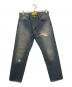 UNION（ユニオン）の古着「ORIGINAL CRUSHED DENIM JEANS」｜インディゴ