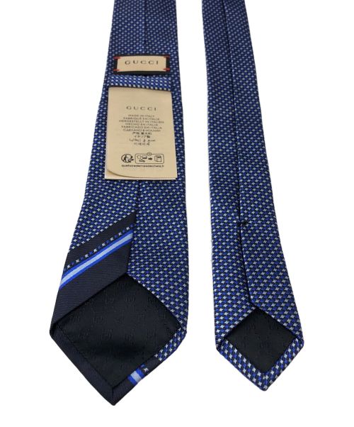 GUCCI（グッチ）GUCCI (グッチ) シルクネクタイ ネイビー サイズ:不明の古着・服飾アイテム