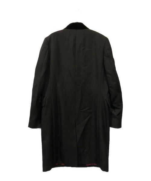 PAUL SMITH（ポールスミス）PAUL SMITH (ポールスミス) ウールヘリンボーンコート ブラック サイズ:Mの古着・服飾アイテム