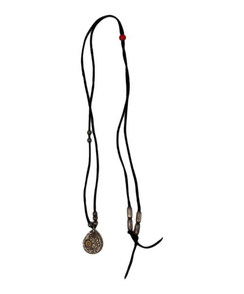 Realize（リアライズ）REALIZE (リアライズ) 銀縄K18メタル唐草放射タタキペンダントトップネックレス シルバーの古着・服飾アイテム