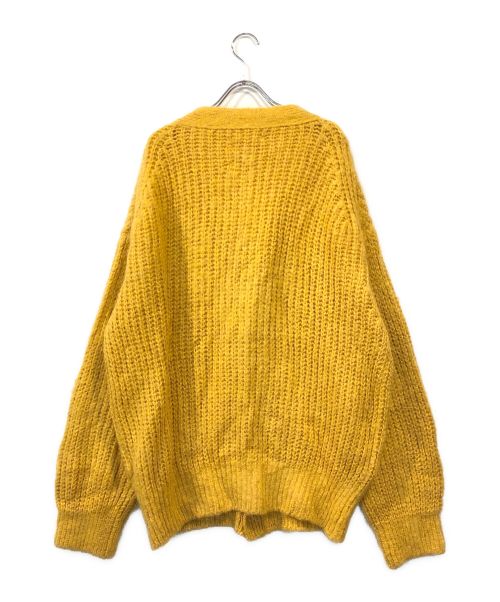 MAISON SPECIAL（メゾンスペシャル）MAISON SPECIAL (メゾンスペシャル) モヘヤプライムオーバーカーディガン イエロー サイズ:SIZE 01の古着・服飾アイテム