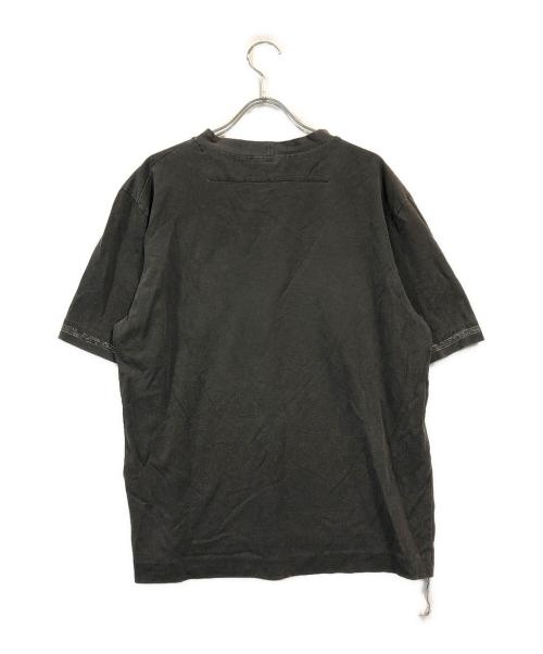 STONE ISLAND（ストーンアイランド）STONE ISLAND (ストーンアイランド) 00Sオールドロゴカットソ－ ブラック サイズ:Mの古着・服飾アイテム