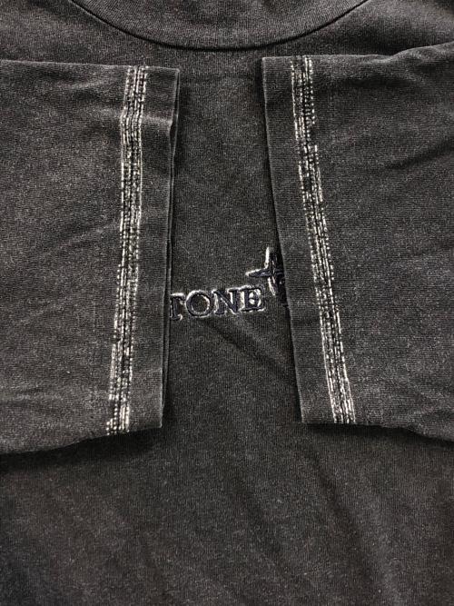 STONE ISLAND（ストーンアイランド）STONE ISLAND (ストーンアイランド) 00Sオールドロゴカットソ－ ブラック サイズ:Mの古着・服飾アイテム