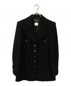 中古・古着通販】CHANEL (シャネル) ココマーク釦ヘリンボーン 