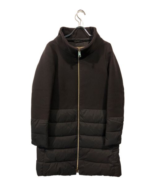 HERNO（ヘルノ）HERNO (ヘルノ) DIAGONAL WOOL AND NUAGE PARKA グレー サイズ:40の古着・服飾アイテム