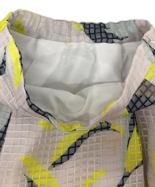 GRACE CONTINENTAL（（グレースコンチネンタル）GRACE CONTINENTAL (（グレースコンチネンタル) メッシュフラワースカート グリーン×ベージュ サイズ:38の古着・服飾アイテム