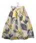 GRACE CONTINENTAL (（グレースコンチネンタル) メッシュフラワースカート グリーン×ベージュ サイズ:38：4000円