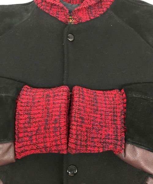 skookum（スクーカム）skookum (スクーカム) ウールブルゾン ブラック サイズ:34の古着・服飾アイテム