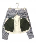 OMMOオーエムエムオー）の古着「MA-1 DOCKING BUSTIER」｜ブルー