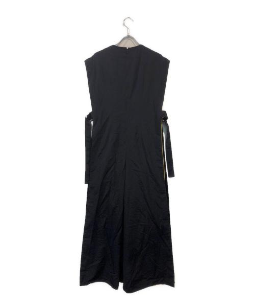 UN3D.（アンスリード）UN3D. (アンスリード) サイドフレアワイドオールインワン ネイビー サイズ:Sの古着・服飾アイテム