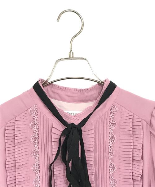 Estella.K（エステラケー）Estella.K (エステラケー) ブラウスワンピース ピンク サイズ:Fの古着・服飾アイテム