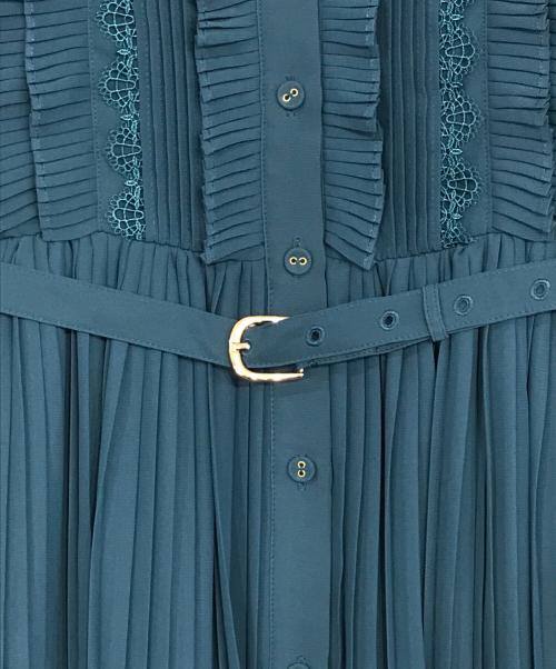 Estella.K（エステラケー）Estella.K (エステラケー) ブラウスワンピース グリーン サイズ:Fの古着・服飾アイテム