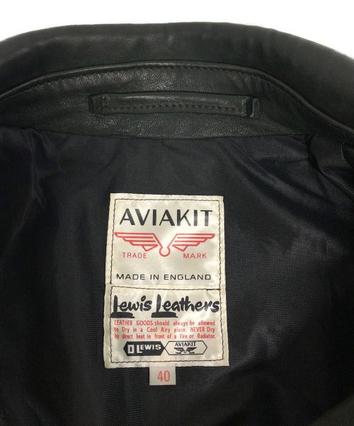 Lewis Leathers（ルイスレザース）Lewis Leathers (ルイスレザース) 391ライトニング グリーン サイズ:40の古着・服飾アイテム