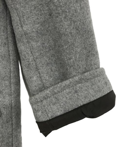 VALLIS by FACTOTUM（ヴァリス バイ ファクトタム）VALLIS by FACTOTUM (ヴァリス バイ ファクトタム) イタリアンメルトン フーデッドロングコート グレー サイズ:SIZE 44の古着・服飾アイテム