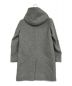 VALLIS by FACTOTUM (ヴァリス バイ ファクトタム) イタリアンメルトン フーデッドロングコート グレー サイズ:SIZE 44：5000円