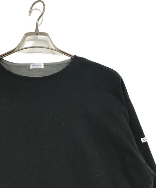 ORCIVAL（オーシバル）ORCIVAL (オーシバル) ロングスリーブショートプルオーバー ブラック サイズ:1の古着・服飾アイテム